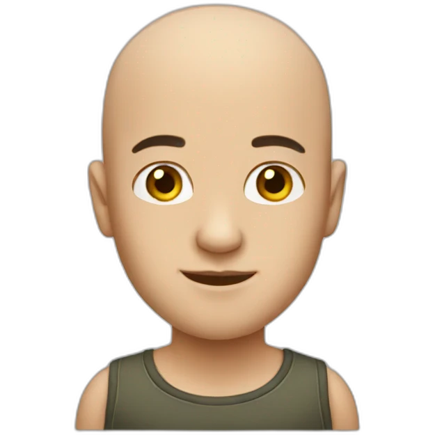 Bald emoji