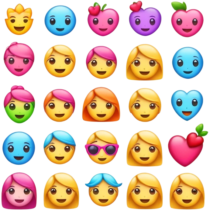 Girly emojis emoji