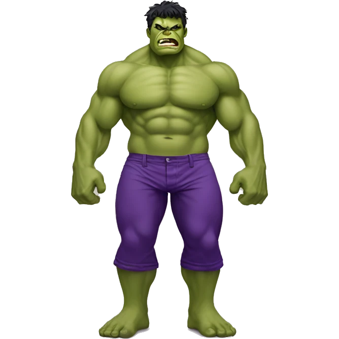 HULK PURPLE PANTS emoji