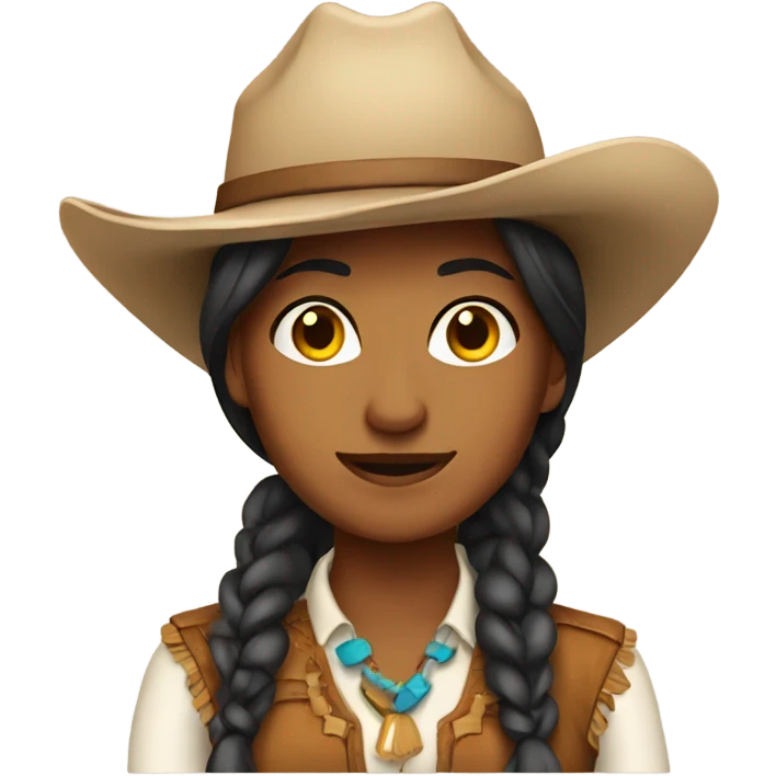 Indian cowgirl emoji
