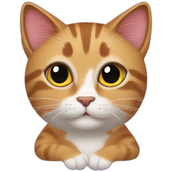cat with beautiful nails  emoji