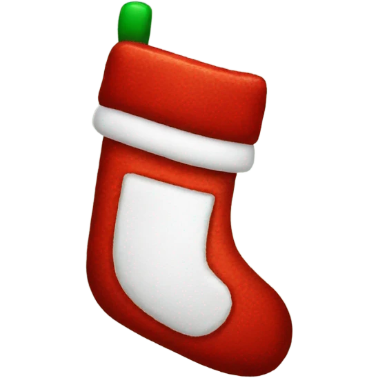 Christmas stocking emoji