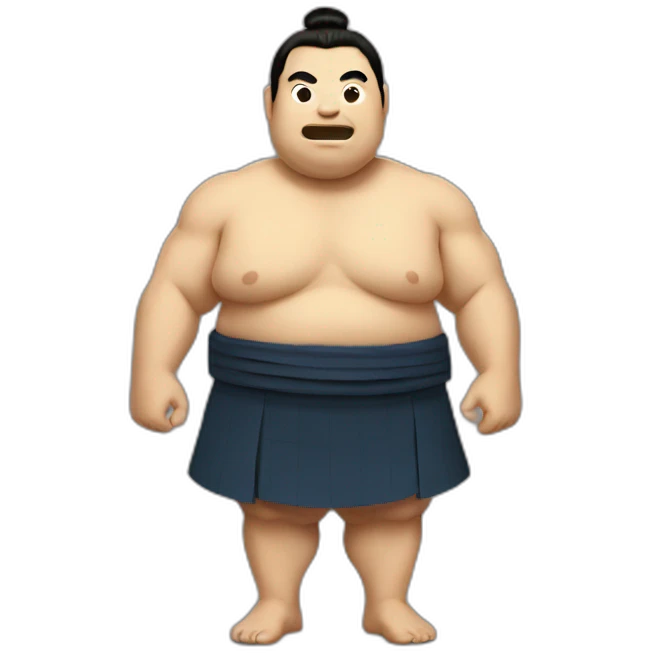 Un sumo emoji