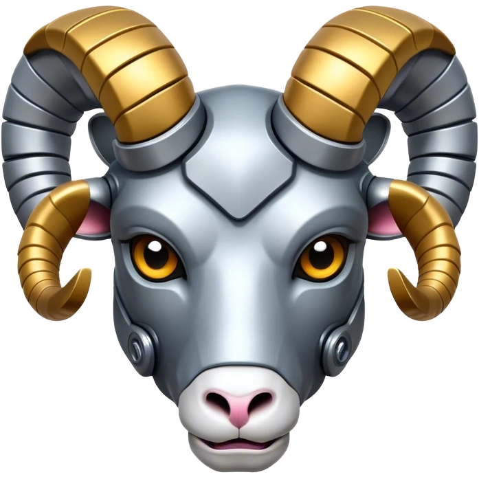 Cybornetic Ram(Goat) head  emoji