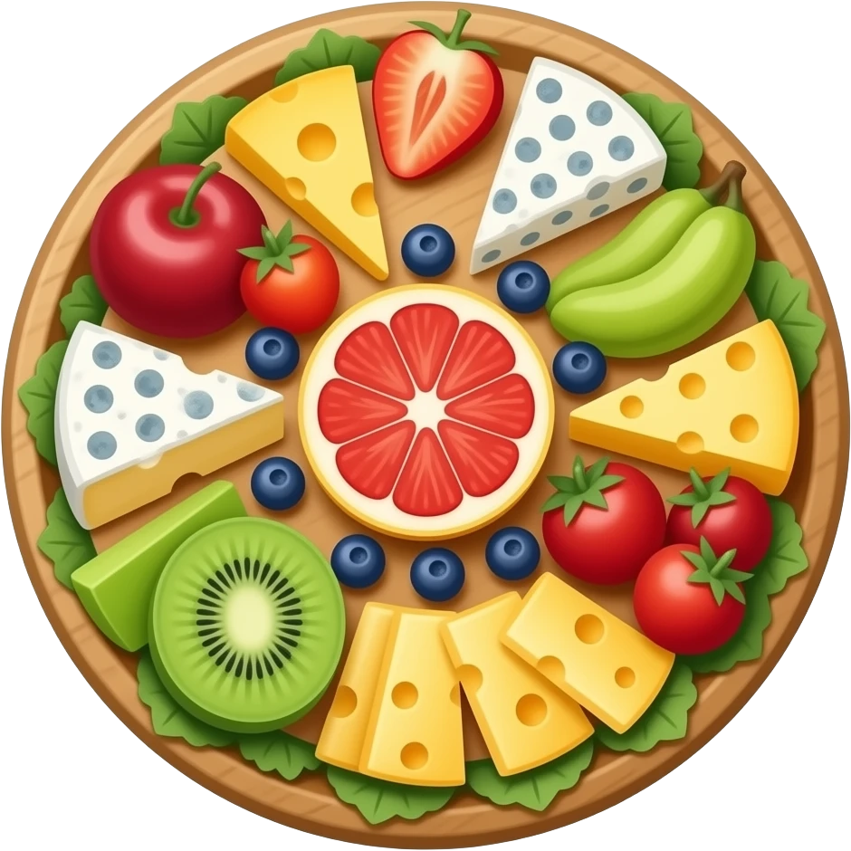 Fruit & Cheese Platter emoji