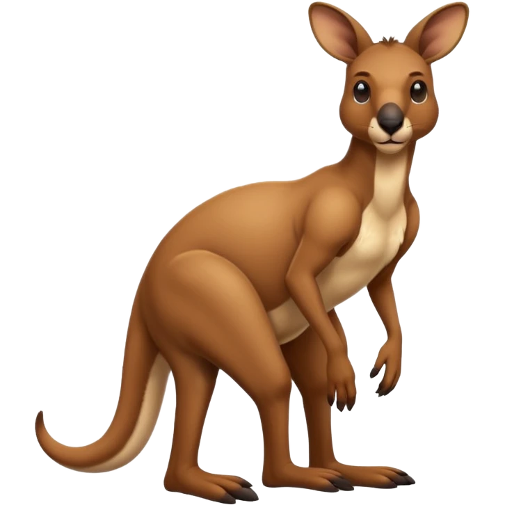 kangaroo with big feet  emoji