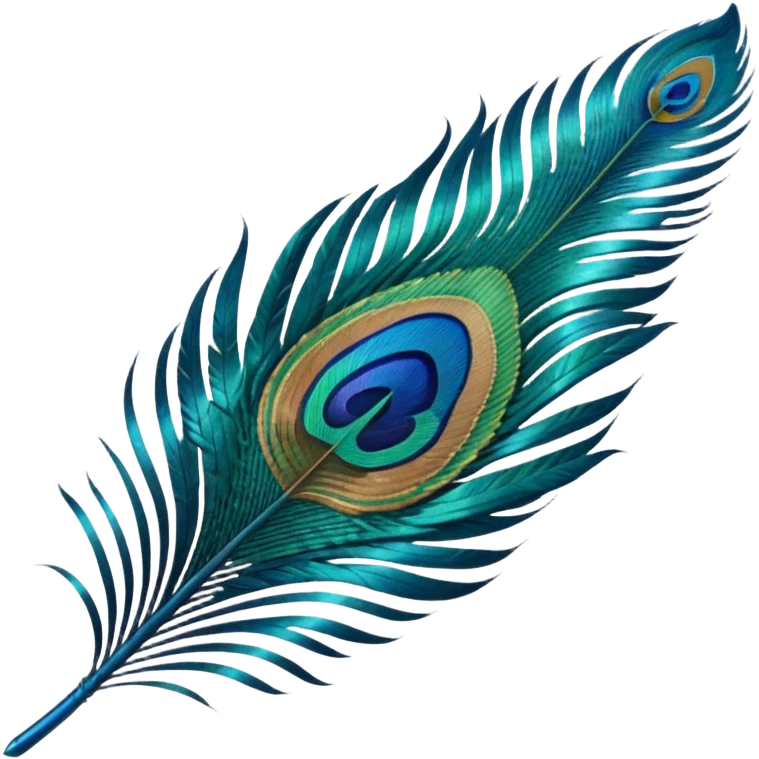 Peacock feather  emoji