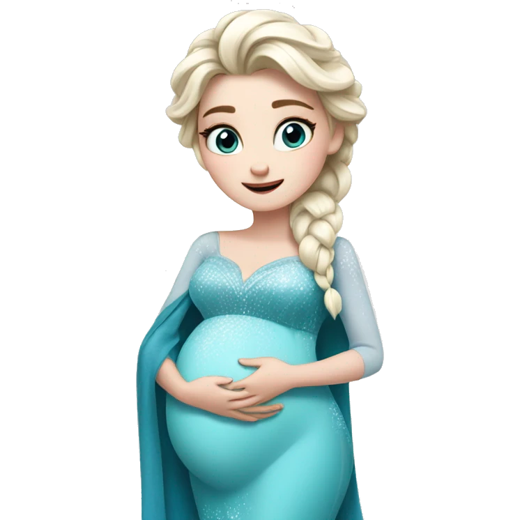 elsa pregnant emoji