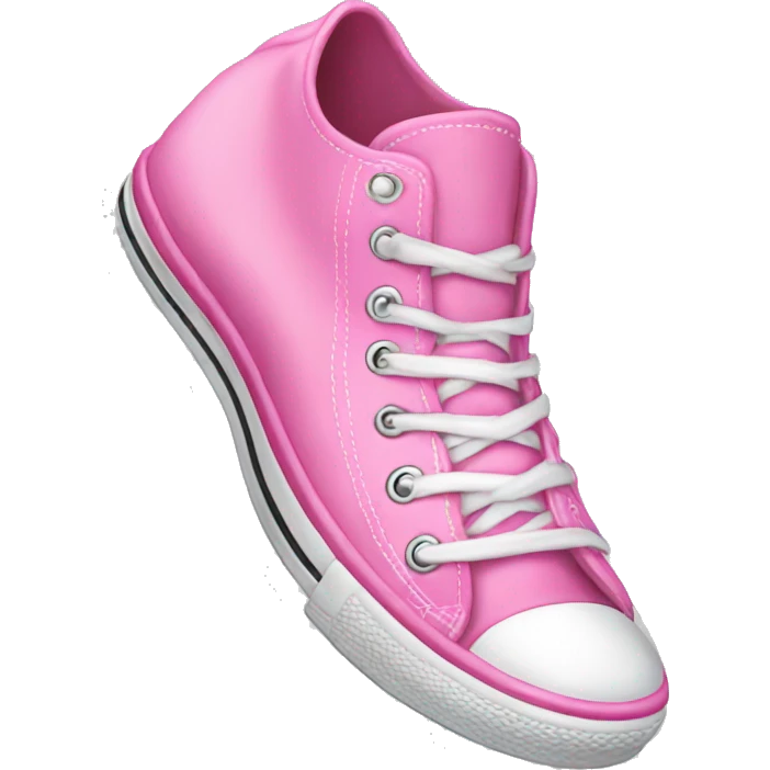 Pink converse emoji