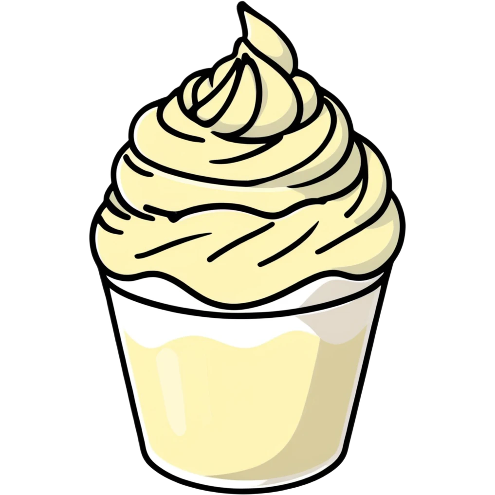 whipped cream swirl emoji