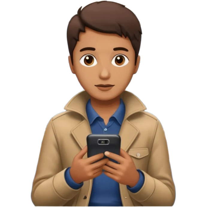Rider with phone,Metro Riders, inside metro train, no transparent, with background,full image , negative transparent, positive background. emoji