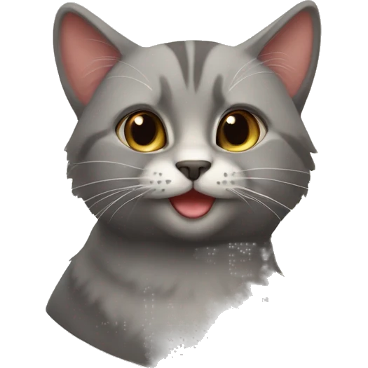 velour fur type Donskoy cat emoji