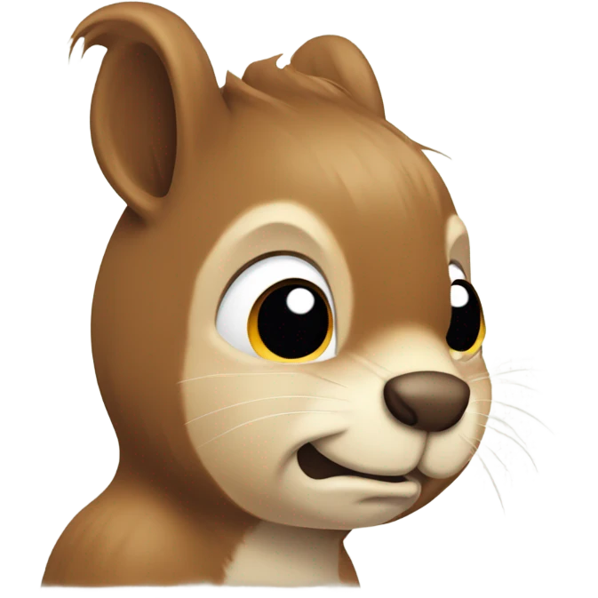 Crying squirrel  emoji