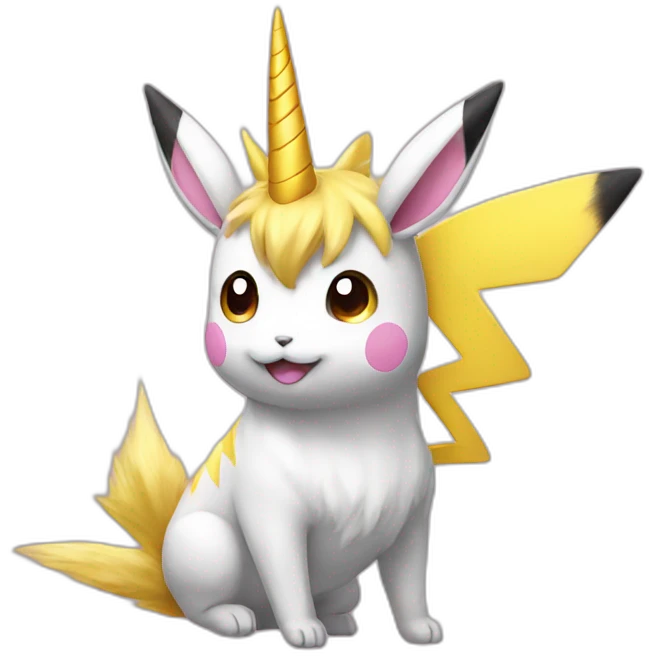 pikachu unicorn emoji