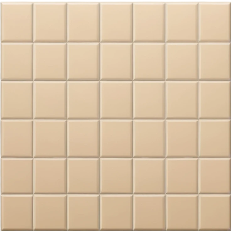 Beige Tiled wall with white grout emoji