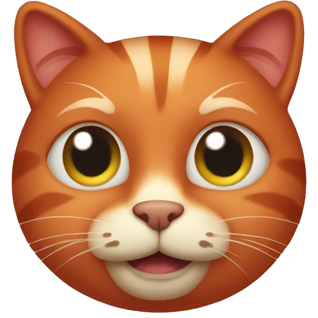 Red cat  emoji