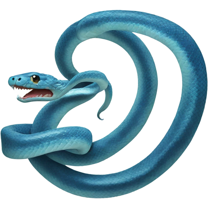 Blue Snake emoji