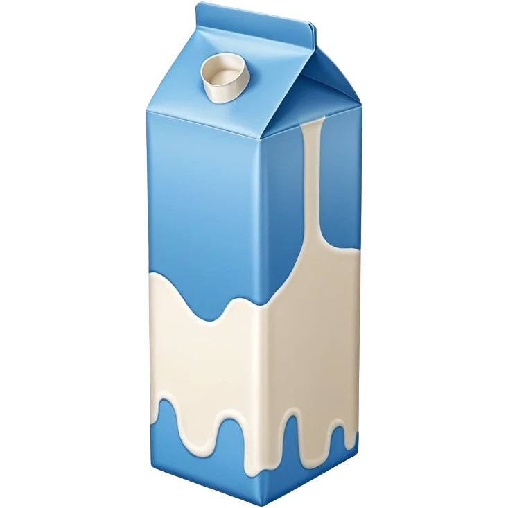 blue milk carton emoji