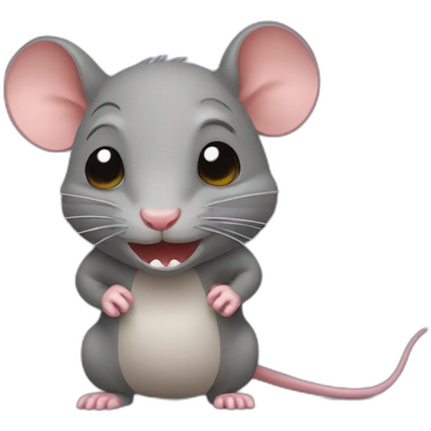 Rat qui a peur emoji