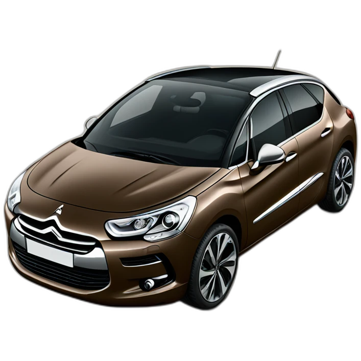 Citroën ds4 brown emoji
