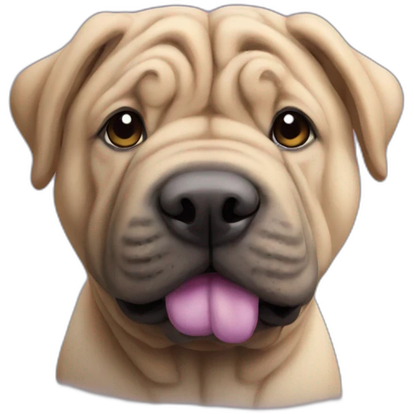 sharpei lilac emoji