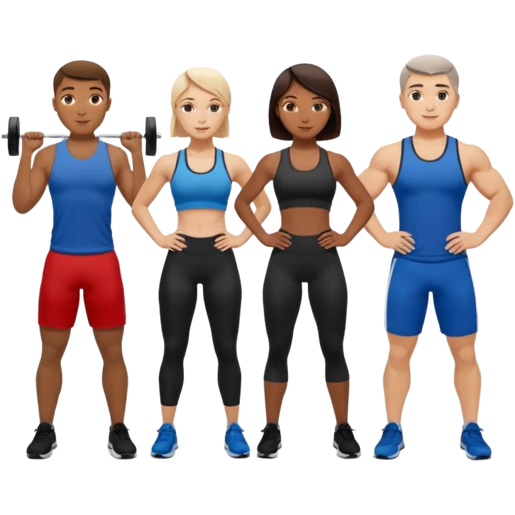 DDX Russia fitness emoji