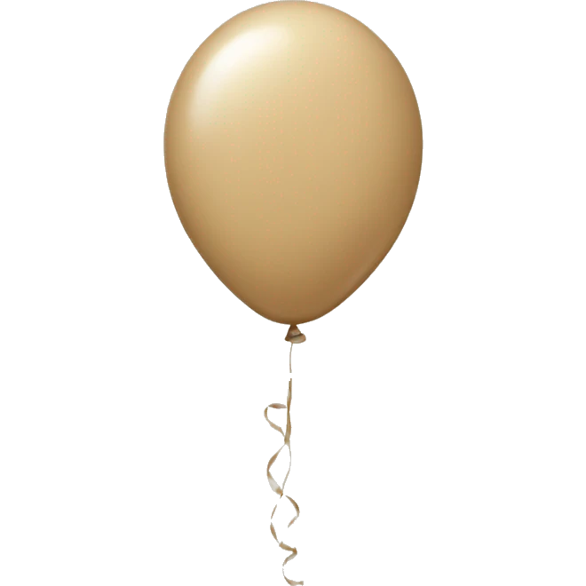 Beige balloons  emoji