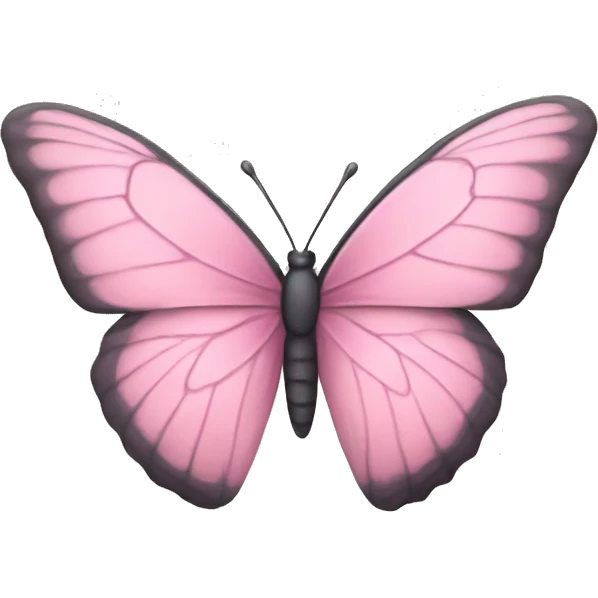 Pastel pink butterfly  emoji