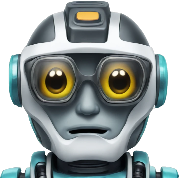ai robot with snorkel emoji