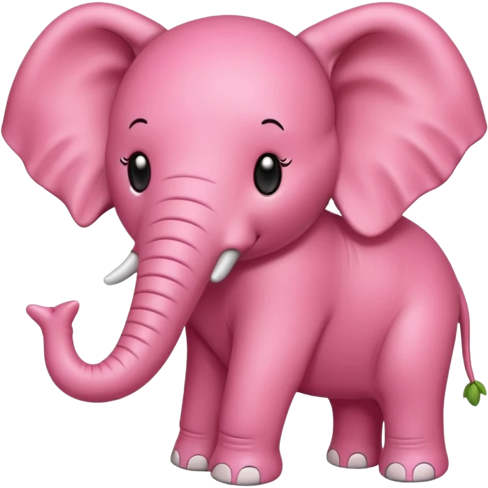 Strawberry elephant emoji