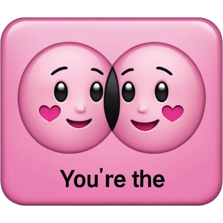 Cartel en rosa que diga “Estás muy cariñosito, ¿se desconectó la otra?  emoji