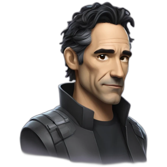 Ben Chaplin as cyberpunk hacker emoji
