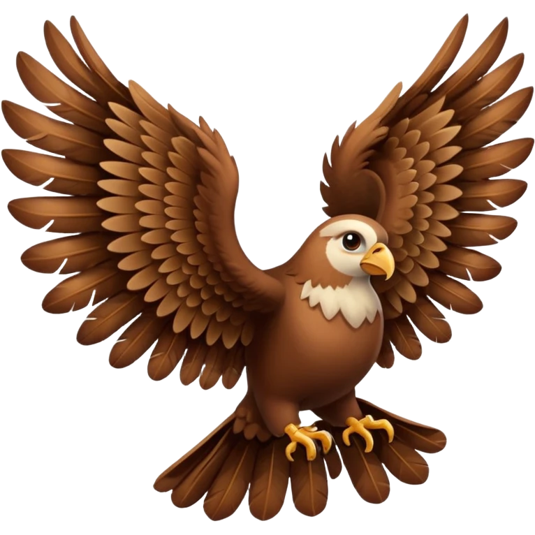 Brown wings emoji