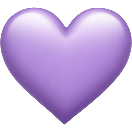 light purple heart  emoji