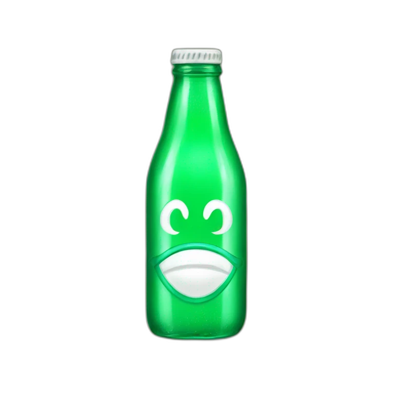 Sprite glass bottle emoji