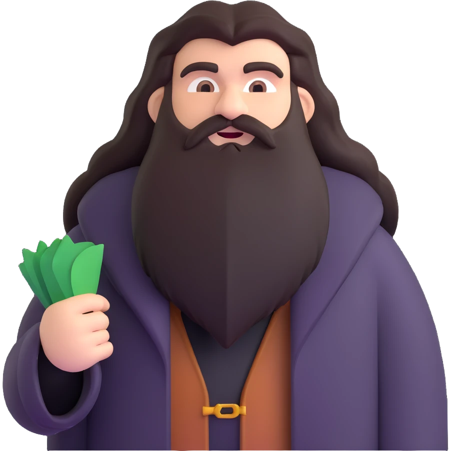 Hagrid from Harry Potter emoji