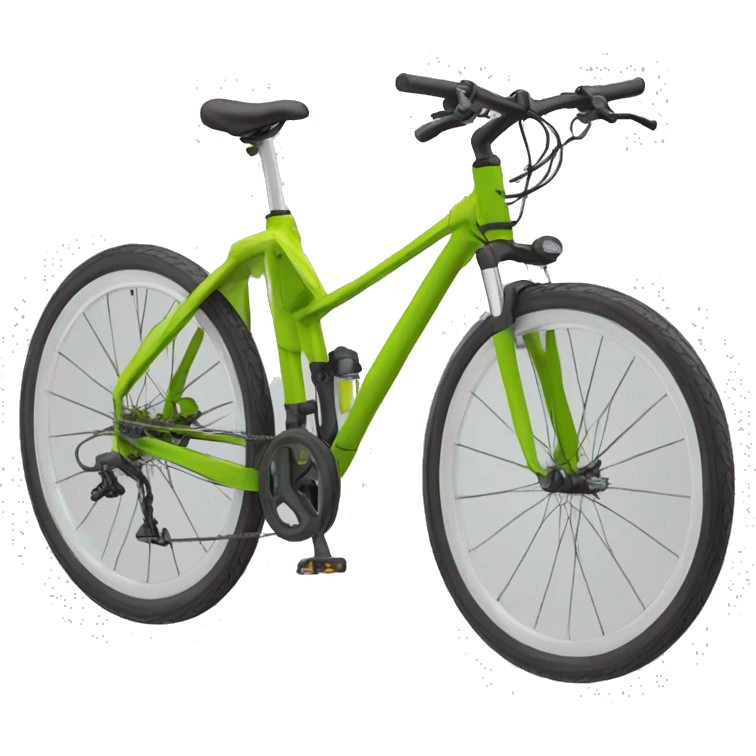 Bicicleta de doble suspensiion emoji