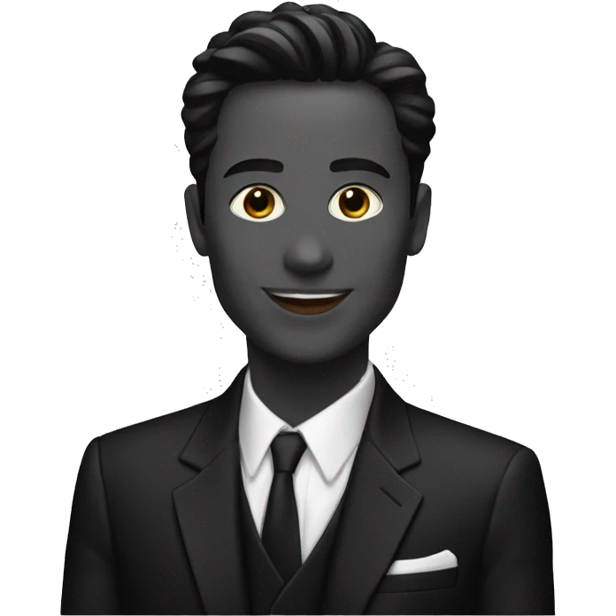 Armani black emoji