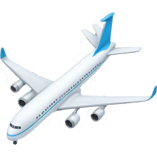 airplane in shock emoji