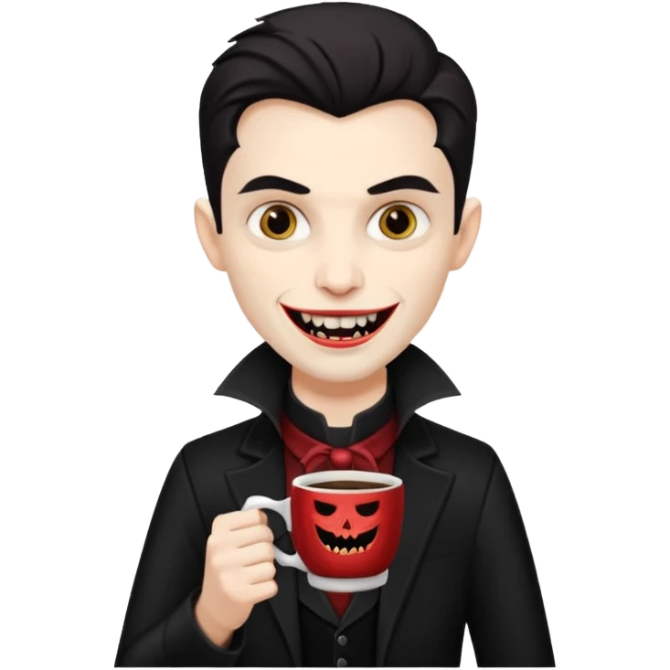 Vampire Barista  emoji