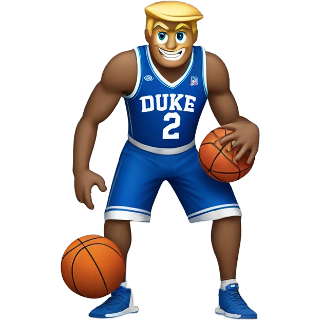 Donald Trump Duke Blue Devils emoji