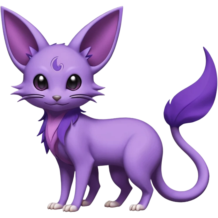 Rattata-Noibat-Espeon-Purrloin-Fakemon-hybrid-creature (full body) emoji