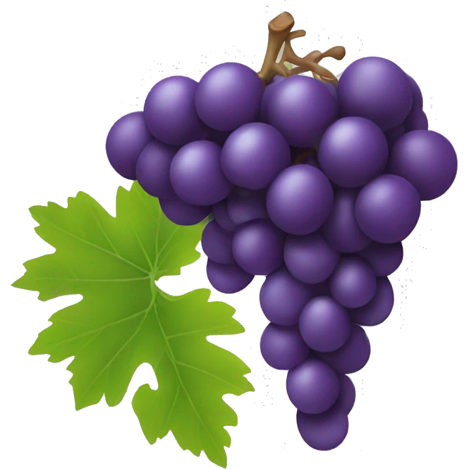 a single grape emoji