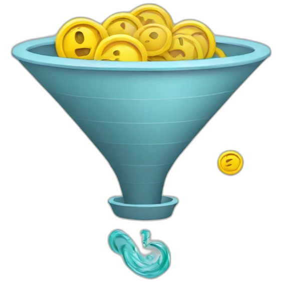 sales funnel money emoji