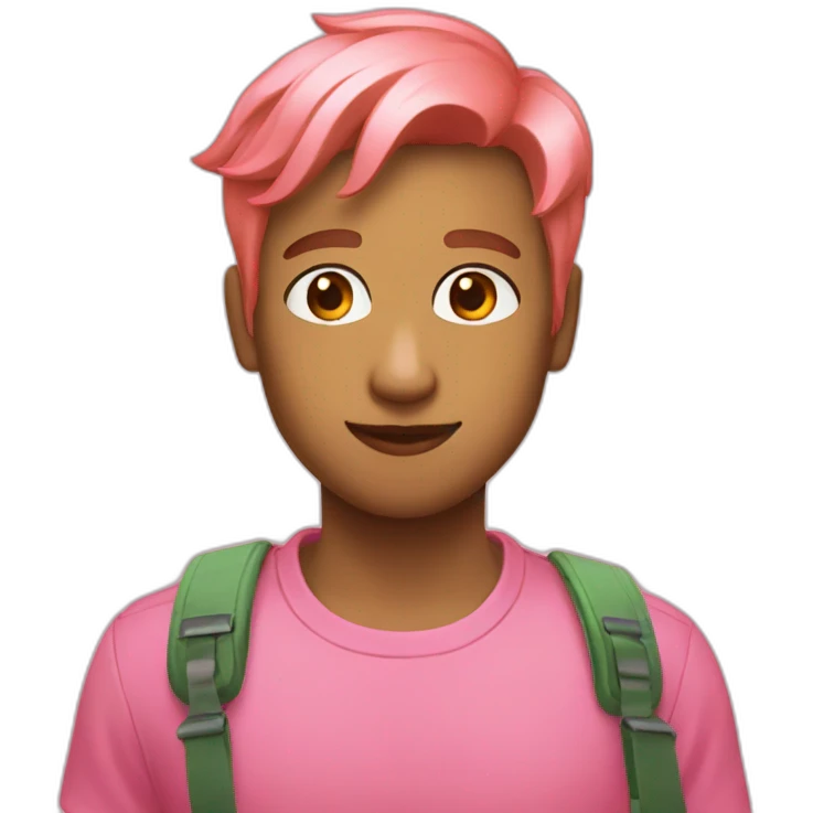 Tinder green pink  emoji