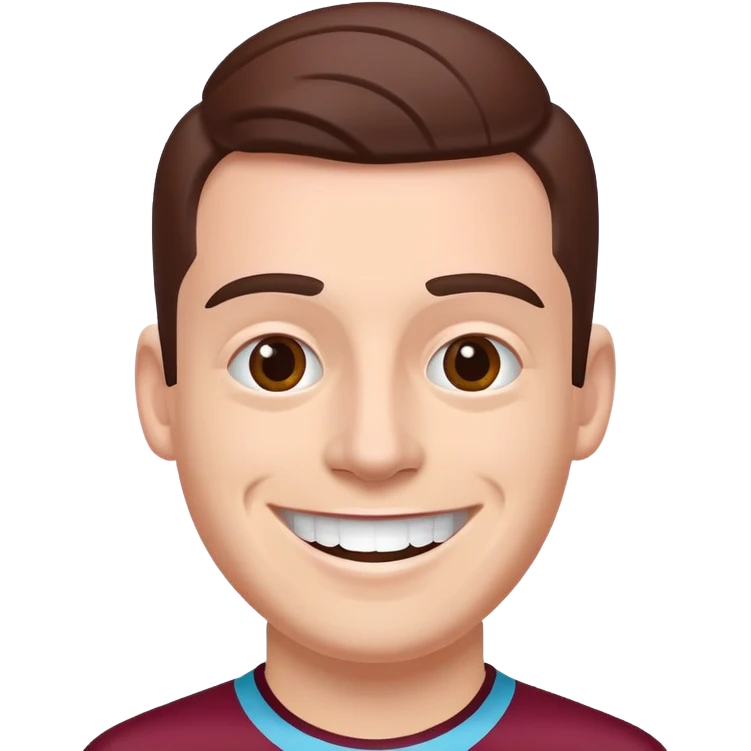 West Ham fan happy emoji