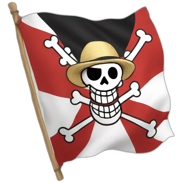 Drapeau "one piece" emoji