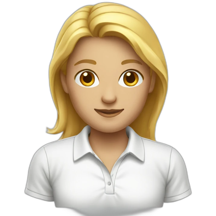 white Polo shirt without a man emoji