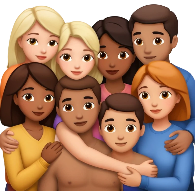Bla adult group intimacy scene emoji