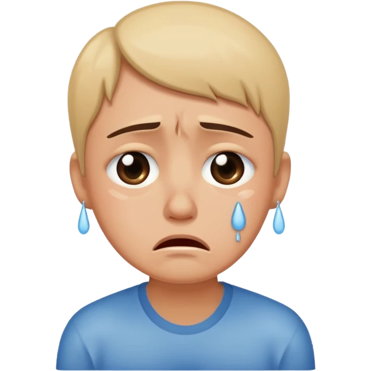 Ashamed crying  emoji